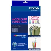 Brother INKvestment LC3339BK/LC3337CMY 4 Colour Value Pack
