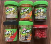 Berkley Gulp! ALIVE! + Salmon Eggs - 6 Different Varieties! - BRAND NEW!