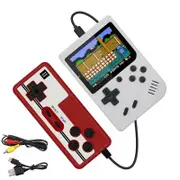 Catzon Retro Handheld Game Console with 400 Classical FC Games Support for Two Players-White