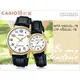 CASIO 時計屋 卡西歐對錶 MTP-V001GL-7B+LTP-V001GL-7B 情侶對錶 皮革錶帶 防水 保固