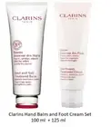 Clarins Hand Treatment Balm and Foot Cream Set - 100 ml + 125 ml - value $102