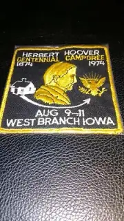 BSA, West Branch Iowa Council, 1974, Herbert Hoover Centennial Camporee