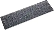 SECFOU Ultra-Thin 2.4g Wireless Keyboard and Mouse for Tablet Keyboard Cover Black