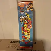 Paw Patrol Jeu Jumbling Tower Game Family Fun Nickelodeon Spin Master New Rare!