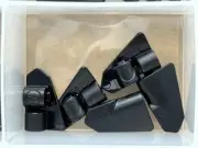 LEGO Parts - Black Technic, Panel Fairing # 7 Very Small Short - No 2387 - QTY 5