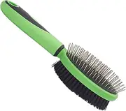 Cat Brush,Double Sided Pet Slicker Brush | Portable Pet Detangling Massage Comb for Medium Animals Short and Long Hair Kittens