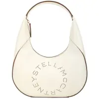 在飛比找Yahoo奇摩購物中心優惠-Stella McCartney Hobo 小款 穿孔字母皮