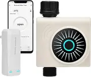 Smart WiFi Water Timer, for Garden Hose, Bluetooth Hose Timer with Wi-Fi Hub for Outdoor Lawn Faucet, Programmable Irrigation Sprinkler Timer, Automatic and Manual