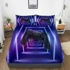 Gamer Gamepad PS Skull Bed Decor Fitted Sheet Set Single/Double/Queen/King Size