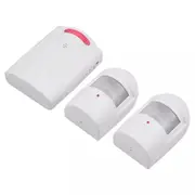 Wireless PIR Sensor Driveway 2 Alarm & 1 Receiver Garage Security Motion Sensor