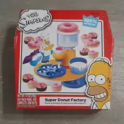 The Simpsons Super Donut Factory Mini Donut Maker + Refill Kit 2010 New