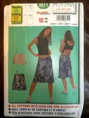 BURDA 8611 Young Adult Skirt - Sizes 10-24 - Burda Start 3