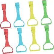 CATIEBYE Baby Assist Rings 8pcs Pull for Nursery Playtime Arm Strength Building