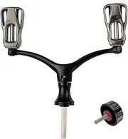 Gwtdtoad Fishing Reel Replacement,Aluminum Handle Rotary Knob Double Rocker Fishing Reels | Nonslip Rock Arm High Strength Lightweight Fishing Accessories for Fishing