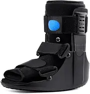[HUIHUA] Inflatable Walking Boot - Air Cam Walker Fracture Boot - Short Walker Brace Ultralight Orthopaedic Boot for Sprained Ankle Stress Fracture Broken Foot Achilles Tendonitis Foot Pain Recovery (Medium)