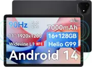 Iplay 60 Pro 11 Inch Tablet, 90Hz Reflex 1920X1200 FHD Android 14 Tablet, 16GB(6