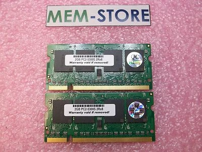 4GB 2x2GB DDR2-667 SODIMM Memory HP Compaq 6820s for new BIOS