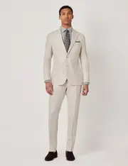 Hawes & Curtis Stone Linen Slim Fit Suit Size: One Size