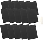 OHPHCALL Portable Children Scratch Paper Set Art Scratch Paper Sheets Kit Toddler Craft Kids Paint Craft