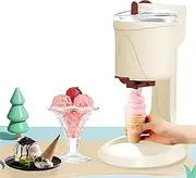 Ice Cream Machine, Soft Serve Ice Cream Machine, Home DIY Kitchen Mini Fruit Soft Serve Ice Cream Machine, Healthy, Simple One Push Operation, Healthy, Dairy Free, BPA-Free Compact 1.2L (Easy Clean)