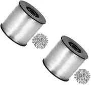 KALLORY 2 Sets Invisible String for Hanging Fish Wire Fishing Line for Decor Nylon Thread 200m/220yds Sizes 3.0 8.0