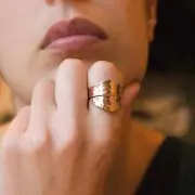 COPPER WRAP RING, Hammered Solid Copper, Made in Nepal, Unisex Natural healing