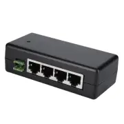 DC9V‑48V 4 Port PoE Power Adapter PoE Ethernet Power Supply Injector DC9V‑48 WPD