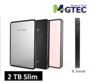2017 NEW MGTEC TERRAN 3.1 Slim Smart External HDD Portable HardDisk 2 TB USB 3.1