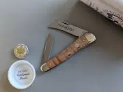 GEC Great Eastern Cutlery #38 Tidioute John Chapman 383225 Fiddleback Maple