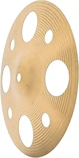 OFFSCH Drum Cymbal Percussion Accessories: 9.82 Inch Alloy Drum Cymbal With Special Effects For Drummers And Musicians Of All Levels Golden