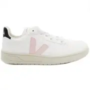 VEJA Women V-10 Bastille CWL Sneakers - White, Petale & Black