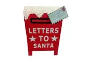 LED Mesh Santa Letter Box 72x46x20cm