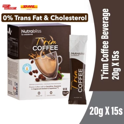 NUTRABLISS BY WATSONS T'rim Coffee Beverage 20g X 15s