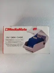 Media Mate 3.25" Floppy Disk Storage Box Case Holder, Holds 40, New NIB A74