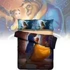 High Definition Print 3d Bed Sheet Set Colorful Design Polyester Fiber King Size