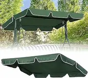 Replacement Awning for Garden Swing, UV Ray Resistant Case, for Patio Hammock, Upper Cover for Garden Swing (only Cover)