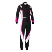 Sparco Women's Racing Suit Kerb XXS Black/White, Brand New Automotive Gear