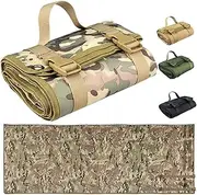 Waterproof Non-Padded Tactical Roll Up Shooting Mat Shooting Gun Mat Non-Slip Durable Shooting Rest Hunting Accessories,Hunting Mats for Shooters (Green)