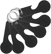 NAMOARLY 6Pcs Trolley Token Keyring Convenient Shopping Cart Remover Bottle Opener Pendant for Everyday Use and