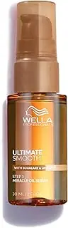 [Wella Professionals] ULTIMATE SMOOTH Miracle Oil Serum - Hair Oil With Squalane & Omega 9 - For Dry, Dull & Frizzy Hair (30ml)