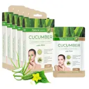 Natural Chemist Cucumber & Aloe Under Eye Patches - Soothing, Anti-Aging, Coolin
