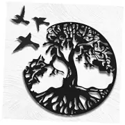 Tree of Life Metal Wall Art, 4PCS Tree of Life and Birds of Peace 2L" x 2W"
