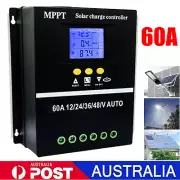60A MPPT Solar Charge Controller 12V/24V/36/48V Automatically Identifying System