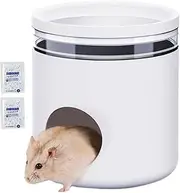Hamster Cage Hide Outs,Cage Shelter Hide Out Nest | Creative Cooling Nest Shelter with 2 Ice Packs for Pet Home Habitat Hiding Sleeping Playing