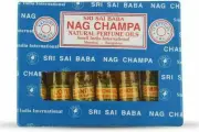 Sri Sai Nag Champa Natural Perfume Oil Perfume 6 Bottles Home Fragrances