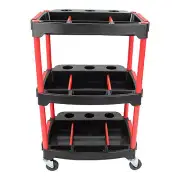 ABN 3 Tier Rolling Carts with Wheels Organizer Storage Carts for Car Detailing