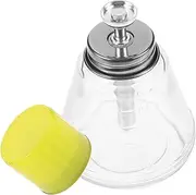 SAFIGLE Transparent Glass Pump Bottle Corrosion Resistant and for Nail Polish Remover and Liquids Durable Core Elegant and Sleek Appearance