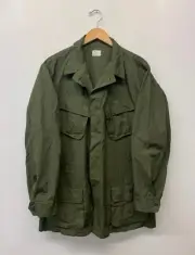 NOS Jungle Fatigue Shirt / Rip-Stop, Size Large/ Long, US Army. S-83