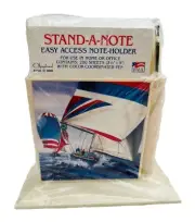 VTG Stand-A-Note Notepad Paper & Pen USA Coastal & Pheasants 2 Sided