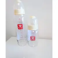 在飛比找蝦皮購物優惠-全新六甲村Rokko標準口徑晶鑽玻璃奶瓶一組(240ml+1